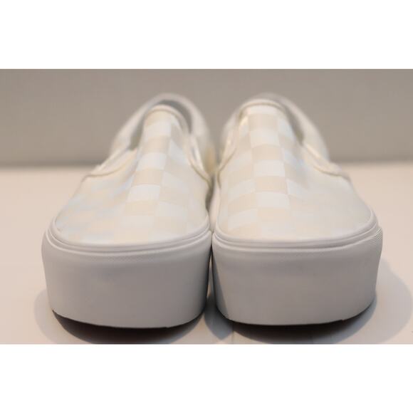 Vans Classic Slip-On Stackform Satin Checkerboard Sz 6 - Picture 3 of 8